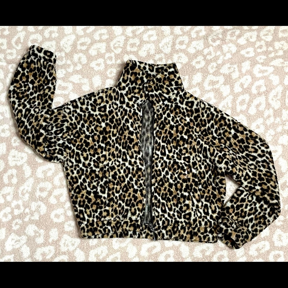 American Eagle Leopard Jacket